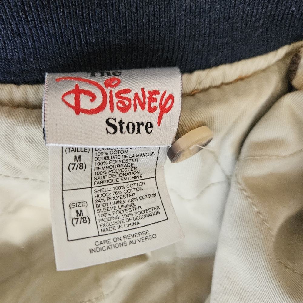 VTG Disney Store Mickey Classic 1928 True Blue Embroidered Jacket Size 7/8 YS - Picture 8 of 8